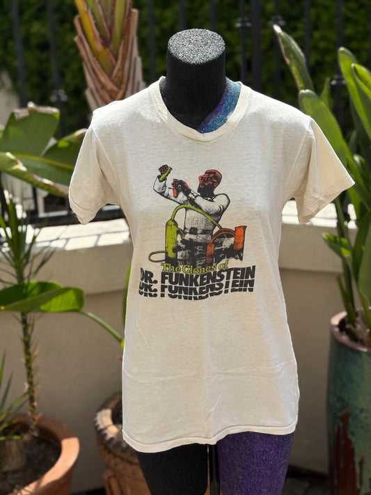 AUCTION- 1976 Parliament- Clones of Dr. Funkenstein promo T-Shirt Casablanca Records- Cheryl James