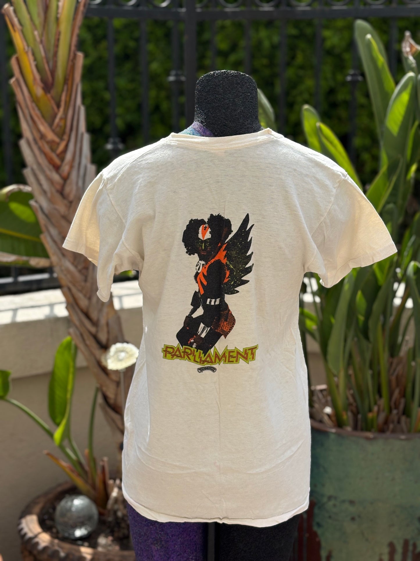 AUCTION- 1976 Parliament- Clones of Dr. Funkenstein promo T-Shirt Casablanca Records- Cheryl James