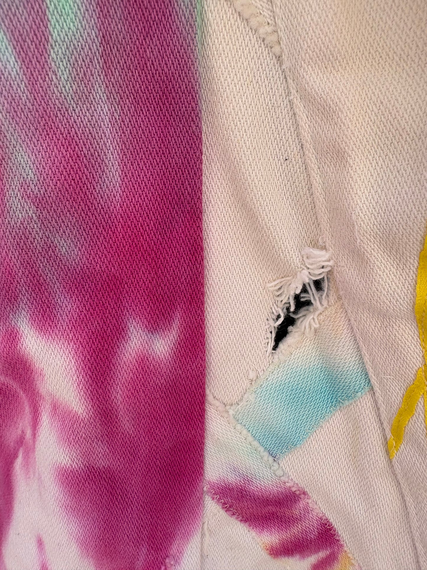 GEORGE CLINTON Custom tie-dyes Stage Coat- early 90's (Mallia Franklin)