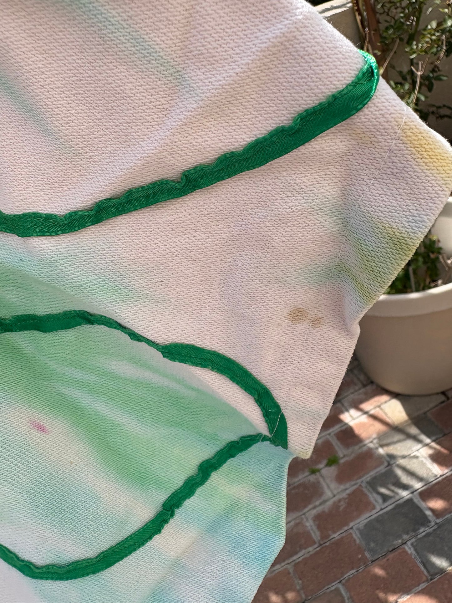 GEORGE CLINTON Custom tie-dyes Stage Coat- early 90's (Mallia Franklin)